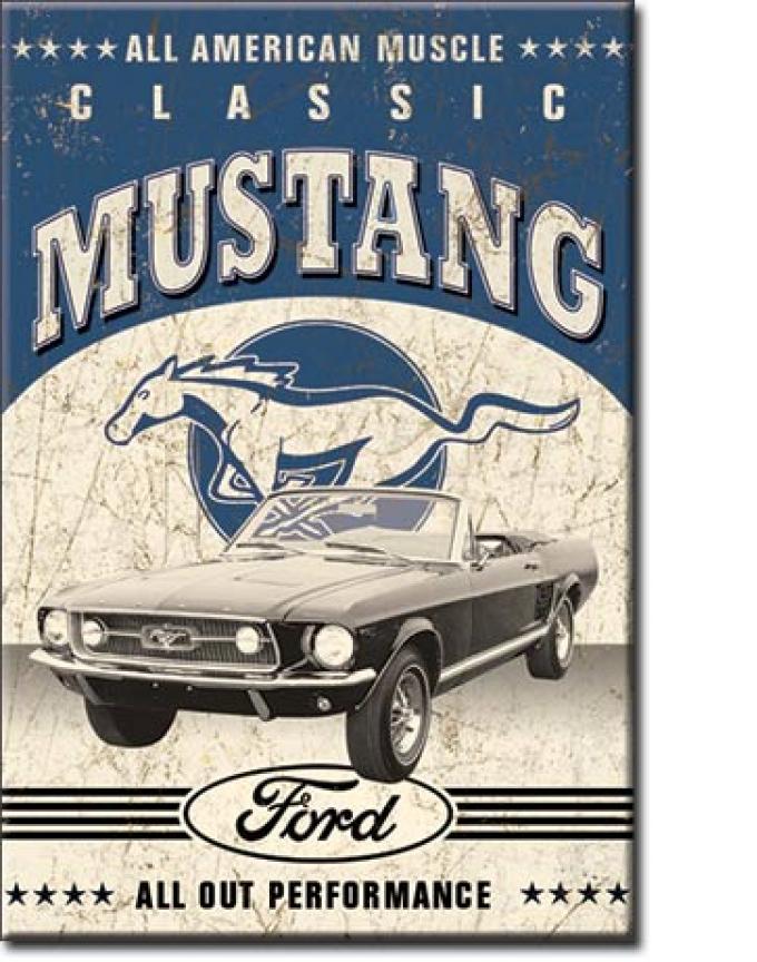 Magnet, Ford - Classic Mustang