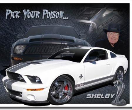 Tin Sign, Shelby Mustang - You Pick