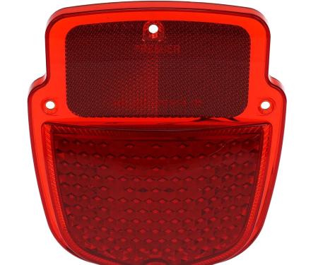 AMD Tail Light Lens, Red Lens, 38 Red LED, RH, 55-66 Ford F100 F250 Flareside Truck X951-4555-1DNR