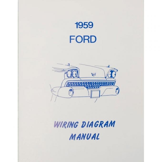 Dennis Carpenter Book - Wiring Diagram Manual - 1959 Ford Car   CA-5934