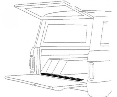Dennis Carpenter Tailgate Lower Seal - 1966-77 Ford Bronco C6TZ-9843730-A
