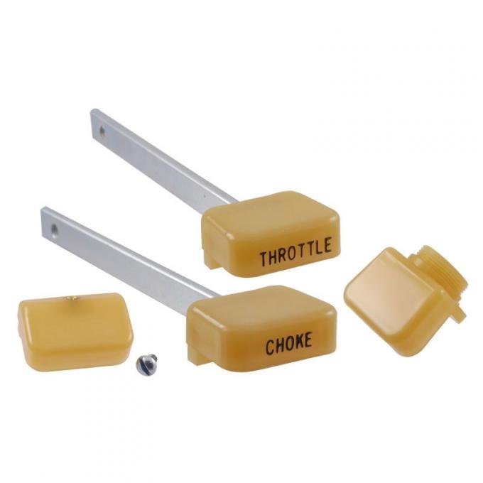 Dennis Carpenter Dash Knob Set - Yellow Brown - 1939 Ford Car   91A-9270