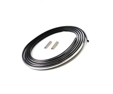 AMD Back Glass Gasket Lockstrip, Chrome, 77-98 Ford F100 F150 F250 F350 Truck X661-4577-3C