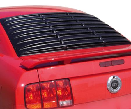 Mustang Rear Window Louver, Custom Painted, Smooth, 2005-2014