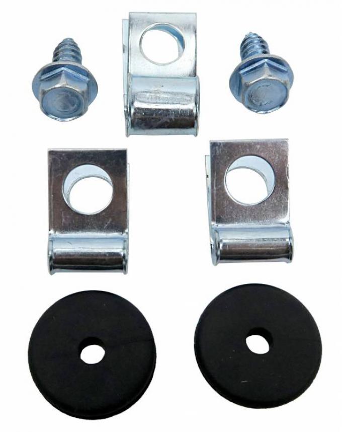 Brake Line Clip and Grommet Set, 1964-66 Mustang