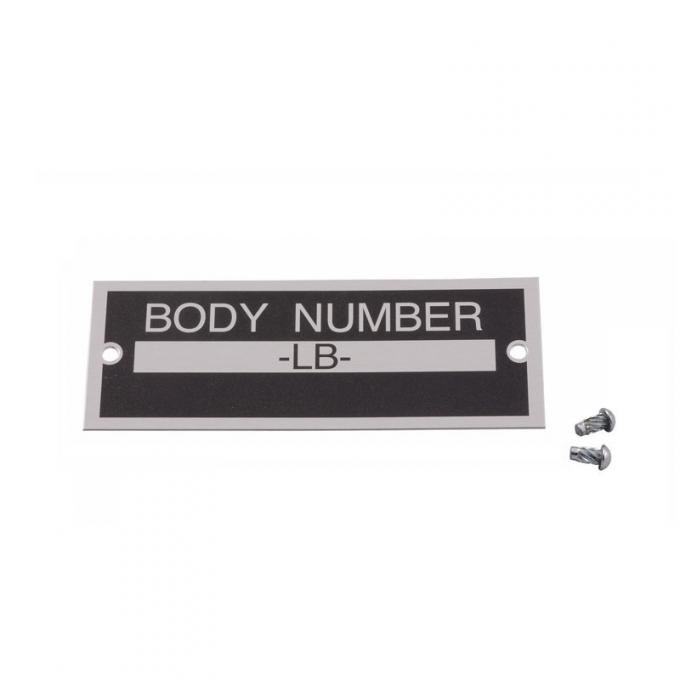 Dennis Carpenter Body Number Plate - 1933-34 Ford Car   40-14002