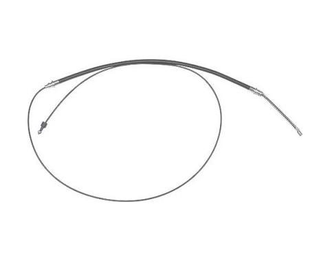 Ford Mustang Rear Emergency Brake Cable - Right Or Left - 82-3/4 - 6 Cylinder Or V-8