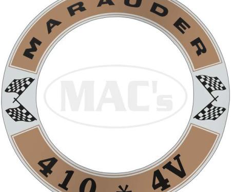 Air Cleaner Decal - Marauder 410 *4V