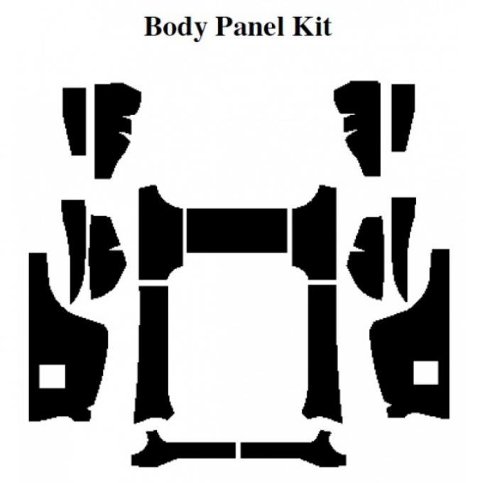 Insulation Kit, Body Panel Kit, 1957