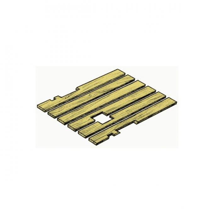 Bed Wood Sub Floor Set - Oak - No Hardware - Ford Pickup Truck