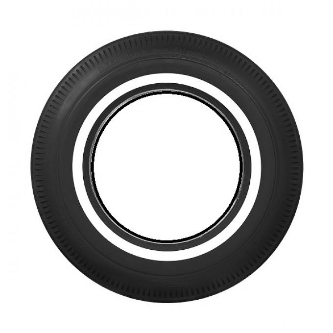 Tire, 800 X 14, 1 Whitewall, Tubeless, BF Goodrich, 1961-64