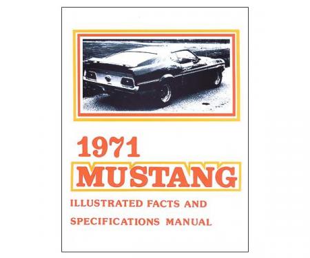 Mustang Illustrated Facts And Specifications Manual - 34 Pages