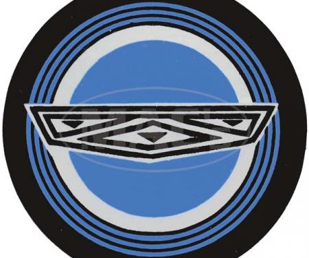 Ford Mustang Decal - Wire Wheel Center - Blue