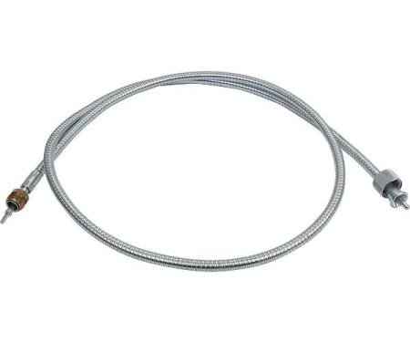 Model A Ford Speedometer Cable & Housing Set - Large 1/2 Outer Diameter Housing - Keyed End - 61-1/2 Long