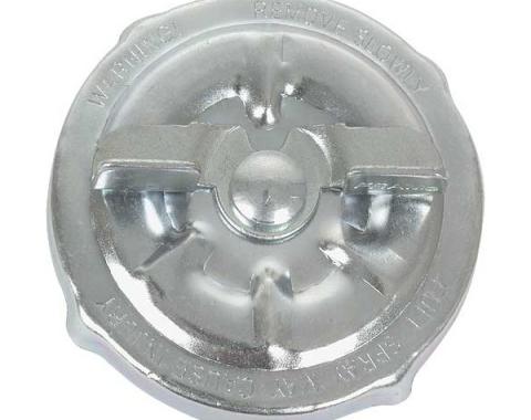 Gas Cap - Zinc Plated - Locking - Original Style