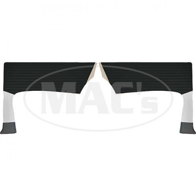 Upper Quarter Trim Panel Covers - White & Black Two Tone - Ford Crown Victoria - Body Style 64A or 64B