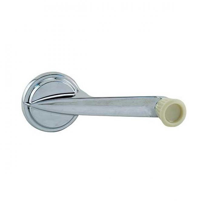 Window Crank Handle - With White Knob