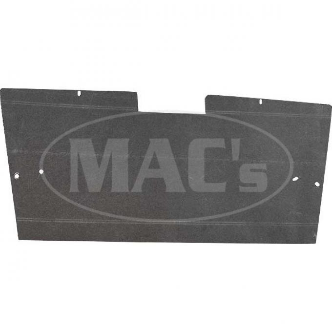 Trunk Panel - Cardboard - Ford Sunliner Convertible