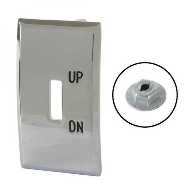 Power Top Switch Bezel, Includes Fasteners, 19641966 Falcon and Comet