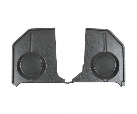 Custom Autosound Ford Mustang Kick Panels with 80 Watt Speakers, Convertible, 1964-1966