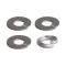Model A Ford Steering Sector Housing Lock Washer Set - 2 Tooth - 4 Pieces - Heat Treated - 29/32 OD