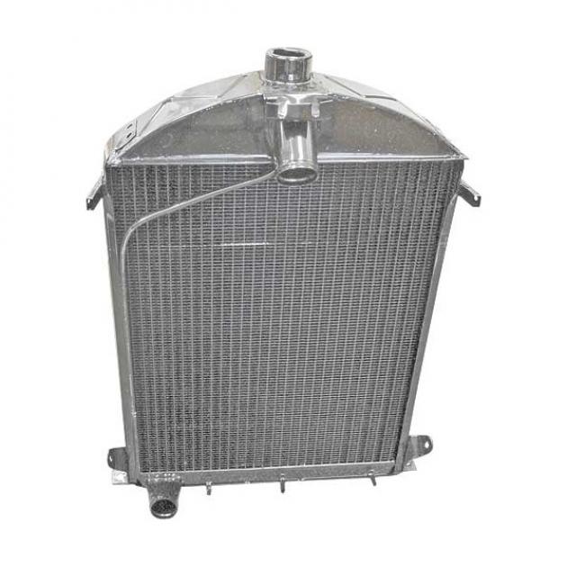 Model A Ford Radiator - 3 Row - 5-1/2 Fins Per Inch - Flat Tube | Blue ...