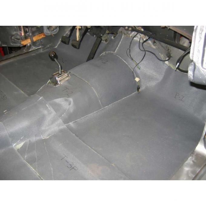 Floor Insulation Kit, KoolMat®, 8 Pieces, Thunderbird, 1955-1957