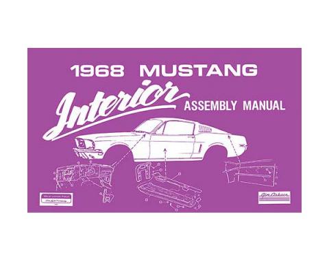 Ford Mustang Interior Trim Assembly Manual - 59 Pages