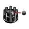 Ford Thunderbird Distributor Cap, Reproduction, Black, Aluminum Contacts, For All Engines, 1958-66