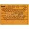 Emission Decal, 351-2V AT, (After 1-72) Yellow, Montego, 1972