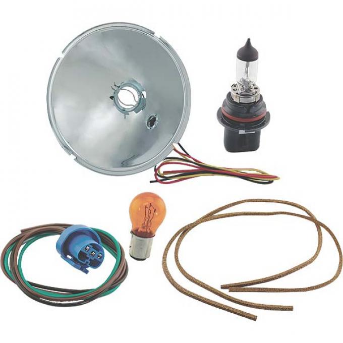 Model A Ford Headlight Turn Signal Adapter Kit 12 Volt Amber