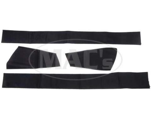 Ford Mustang Convertible Top Pads - Black