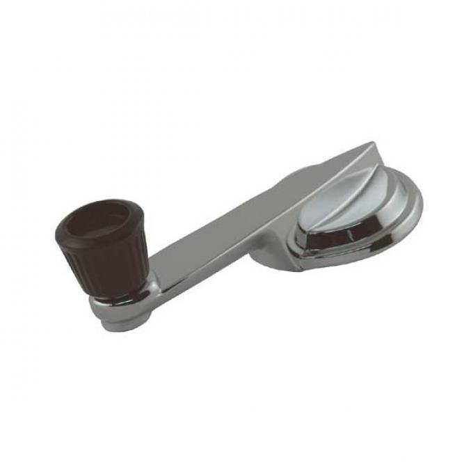 Window Crank Handle - With Black Knob - Rear Crank For All 2 Door Models