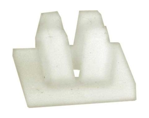 License Plate Nut - Self Threading - White Plastic