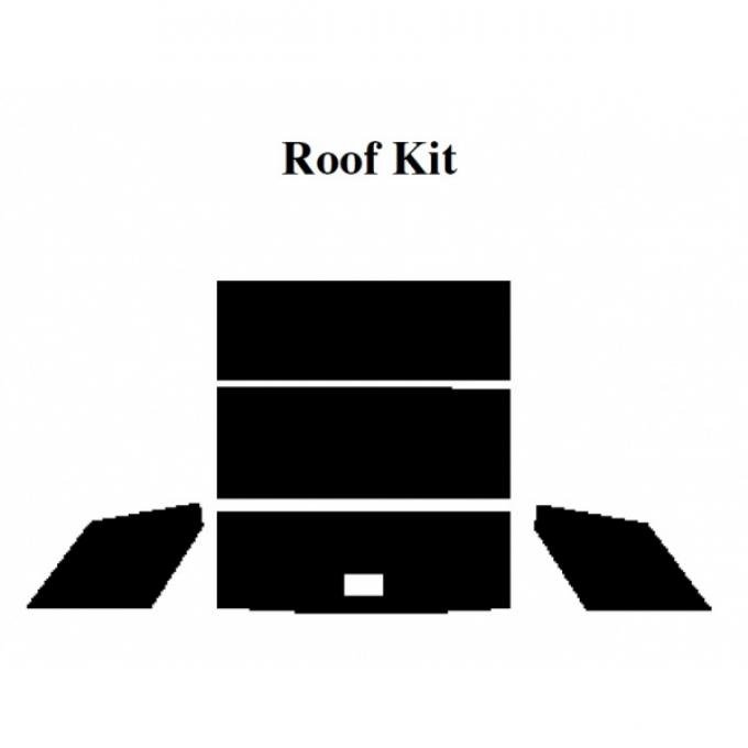 Insulation Kit, Roof Kit, For Coupe, 1961-63