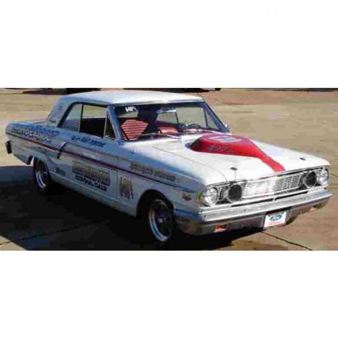 Teardrop Hood, Fiberglass, Fairlane, 1965