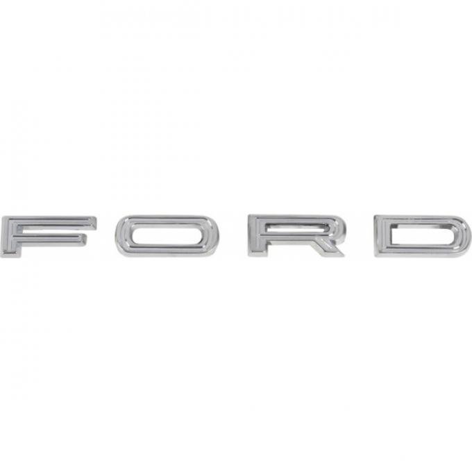 F O R D Emblem - Letter Set - Hood Or Lower Back Panel