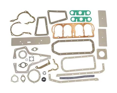 Model T Ford Motor & Transmission Gasket Set - Complete - 31Pieces - Includes Copper Head Gasket