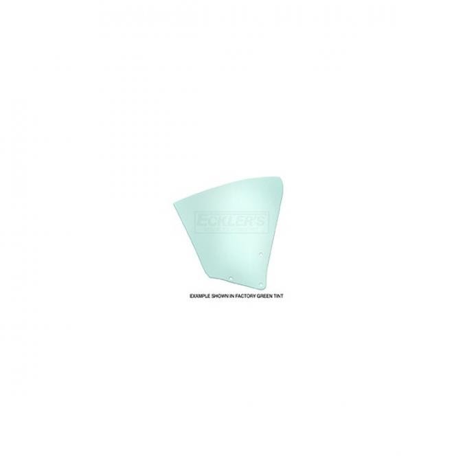 Quarter Window Glass, Formal Roof, Torino, Fairlane, Right Side, 1968