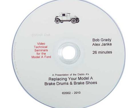 Model A Technical Help DVD - Replacing Brake Drums & Shoe Linings - 26 Minutes