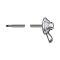Model A Ford Horn & Light Switch Rod - 45 - Gemmer Design