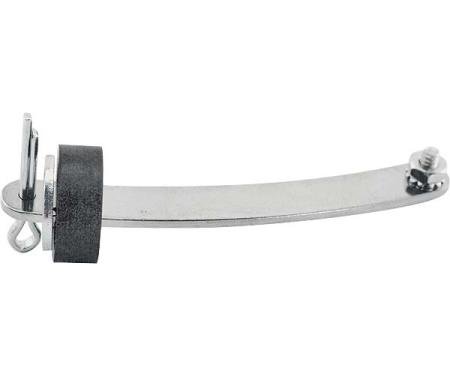 Door Check Arm - With Rubber Bumper - Die Stamped - Stainless Steel - 4 From Hole To Hole - Ford Pickup Truck