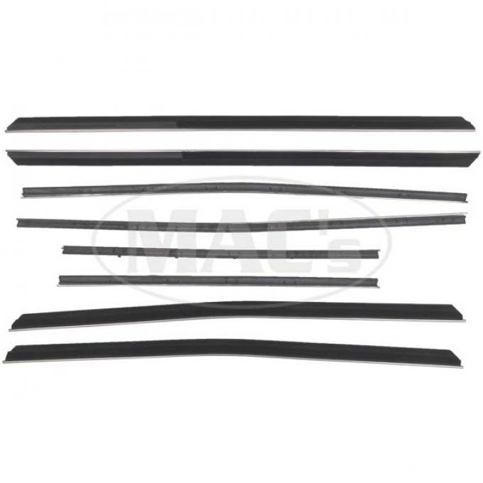 PUI 67-68 CUSTOM 4 DR SEDAN W 200635 | Belt W/strip 8pc Kit/ Ford Custom 4dr Sedan