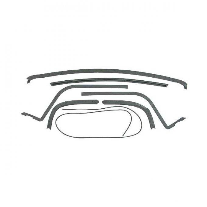 Ford Thunderbird Hard Top Roof Rail Seal Kit, 7 Pieces, From 3-1-56