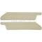 Sunvisors, Hardtop, Parchment White, Falcon, Comet, 1963-1965
