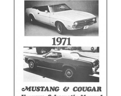 Mustang And Cougar Vacuum Schematic Manual - 3 Pages - 1 Illustration