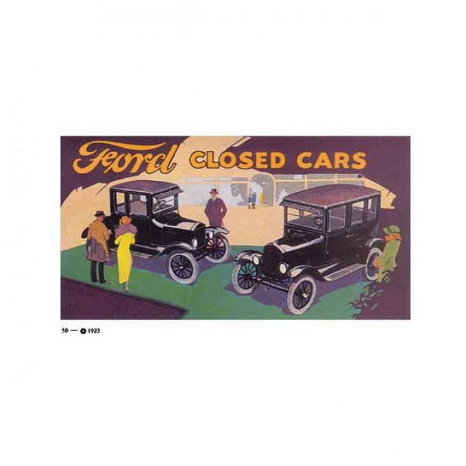 Sales Brochure - Ford Closed Cars
