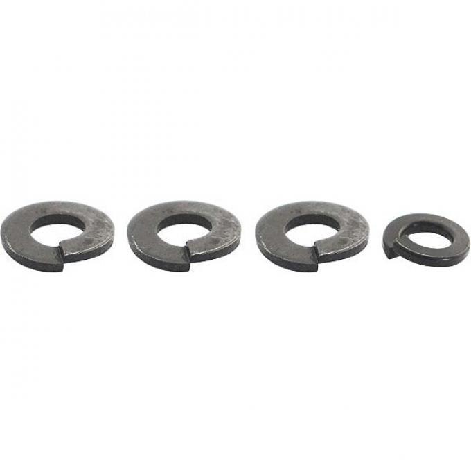 Model A Ford Steering Sector Housing Lock Washer Set - 2 Tooth - 4 Pieces - Heat Treated - 29/32 OD