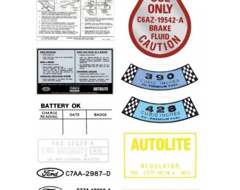 Thunderbird Basic Decal Kit, 1967