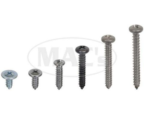 Exterior Screw Kit (58 Screws)-With Ww, Torino, 1972-1973